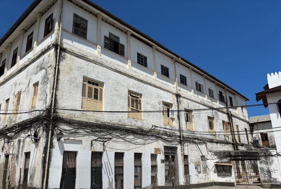 Hansing House façade on the Stone Town seafront